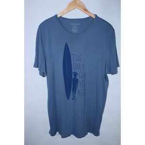 Outerknown Men's Large Blue Crew Neck T-Shirt